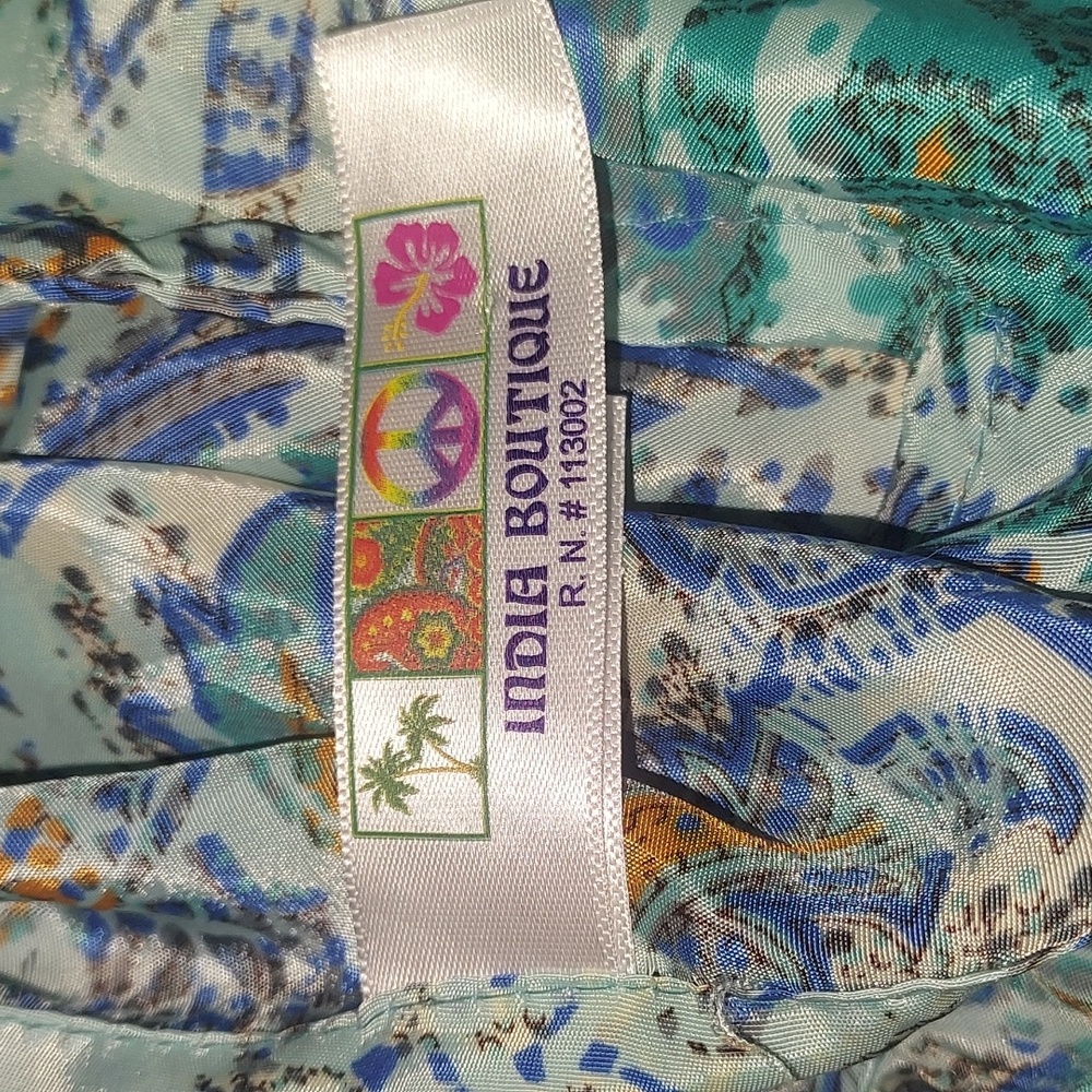 India Boutique Beach Covet/Dress NWOT - Picture 10 of 14